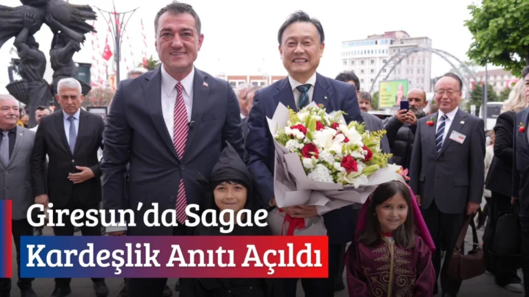 Giresun’da Sagae Kardeşlik Anıtı Açıldı