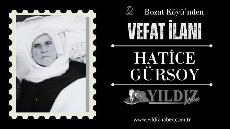 Hatice Gürsoy vefat etti