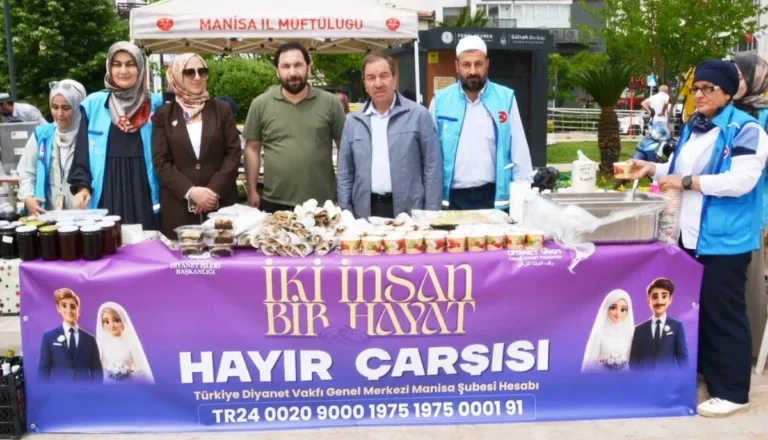 Hayr çarşısı geliriyle ihtiyaç sahibi nişanlılara katkı sağlanacak
