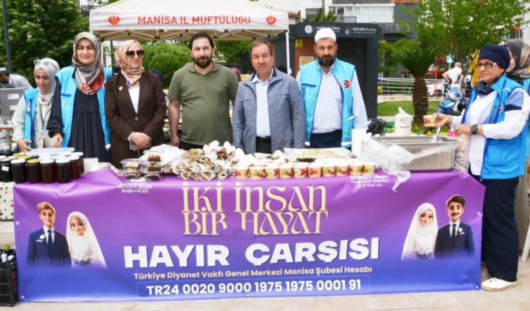 Hayr çarşısı geliriyle ihtiyaç sahibi nişanlılara katkı sağlanacak