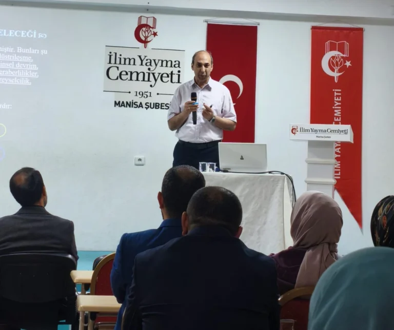 İlim yayma cemiyeti Manisa şubesi önemli konuları gündeme taşıyor