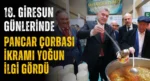 İstanbul’da Pancar Çorbası İkramı Yoğun İlgi Gördü