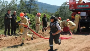 İzmir orman yangınları timleri eğitimlerini sürdürüyor