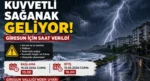 Kuvvetli Sağanak Geliyor! Giresun İçin Saat Verildi