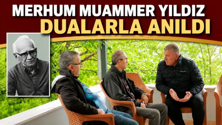 Merhum Muammer Yıldız dualarla anıldı