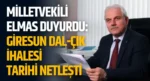 Milletvekili Elmas Duyurdu: Giresun Dal-Çık İhalesi Tarihi Netleşti