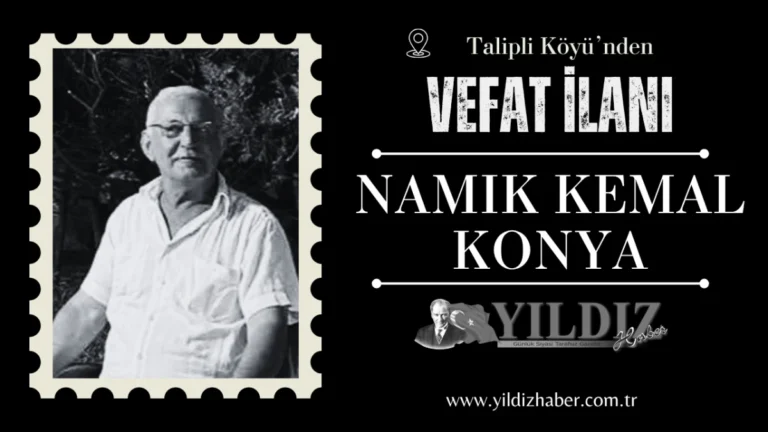 Namık Kemal Konya vefat etti