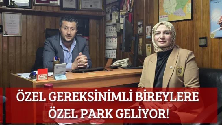 Özel gereksinimli bireylere özel park geliyor!