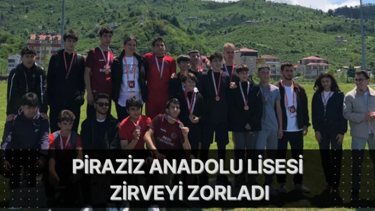 Piraziz Anadolu Lisesi Zirveyi Zorladı