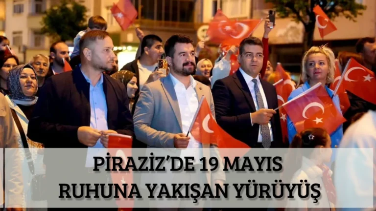 Piraziz’de 19 Mayıs Ruhuna Yakışan Yürüyüş