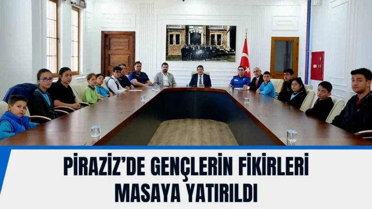 Piraziz’de Gençlerin Fikirleri Masaya Yatırıldı