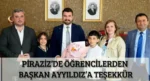 Piraziz’de Öğrencilerden Başkan Ayyıldız’a Teşekkür