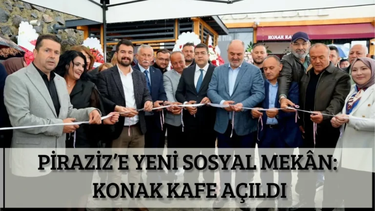 Piraziz’e Yeni Sosyal Mekân: Konak Kafe Açıldı