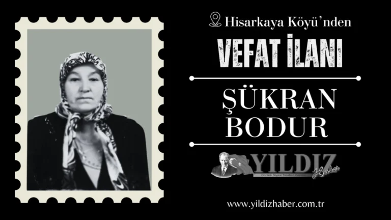 Şükran Bodur vefat etti