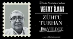Zühtü Turhan vefat etti