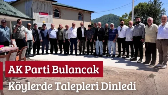 AK Parti Bulancak Köylerde Talepleri Dinledi