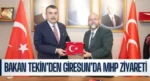 Bakan Tekin’den Giresun’da MHP ziyareti