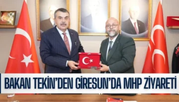 Bakan Tekin’den Giresun’da MHP ziyareti