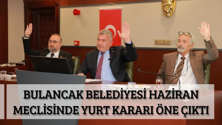 Bulancak Belediyesi Haziran Meclisinde Yurt Kararı Öne Çıktı
