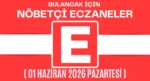 Bulancak İçin 01 Haziran Pazartesi Akşamı Nöbetçi Eczane Hangisi?