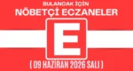 Bulancak İçin 09 Haziran Salı Akşamı Nöbetçi Eczane Hangisi?