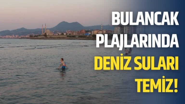 Bulancak Plajlarında Deniz Suları Temiz!
