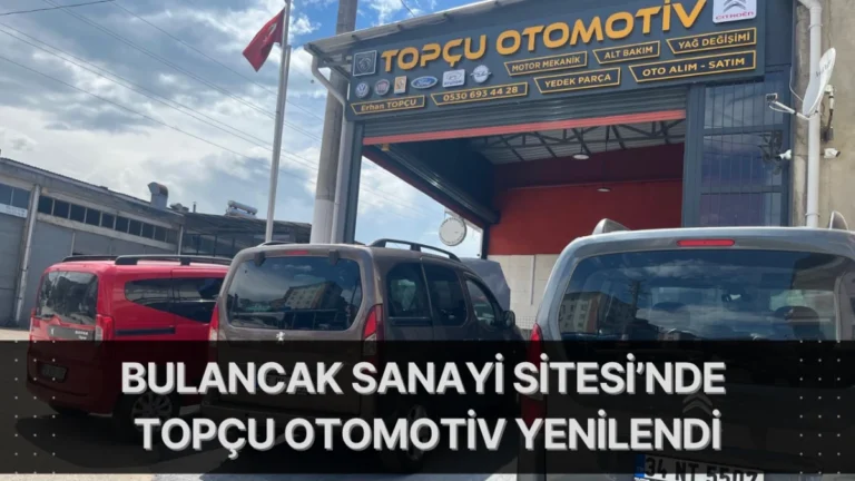 Bulancak Sanayi Sitesi’nde Topçu Otomotiv Yenilendi