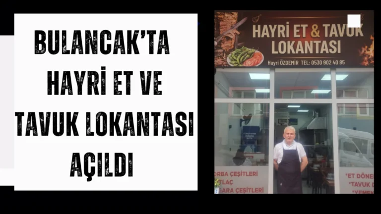 Bulancak’ta Hayri Et Ve Tavuk Lokantası açıldı