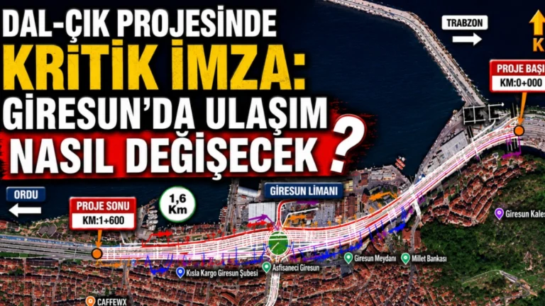 Dal-Çık Projesinde Kritik İmza: Giresun’da Ulaşım Nasıl Değişecek?