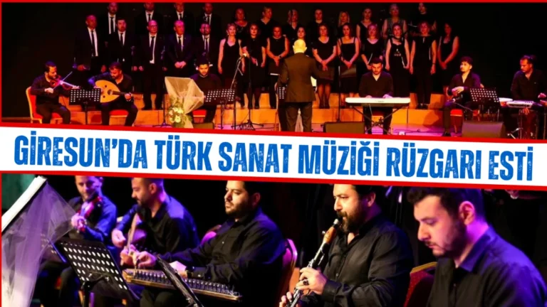 Giresun’da Türk Sanat Müziği rüzgarı esti