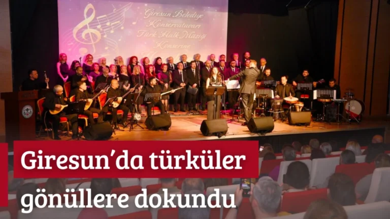 Giresun’da türküler gönüllere dokundu