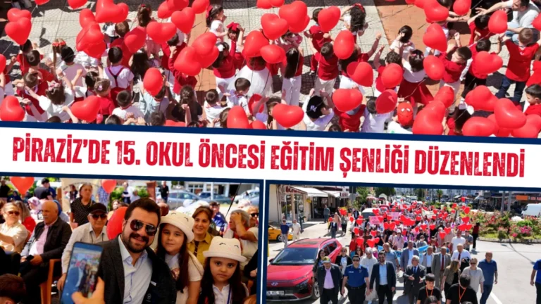 Piraziz’de 15. Okul Öncesi Eğitim Şenliği düzenlendi