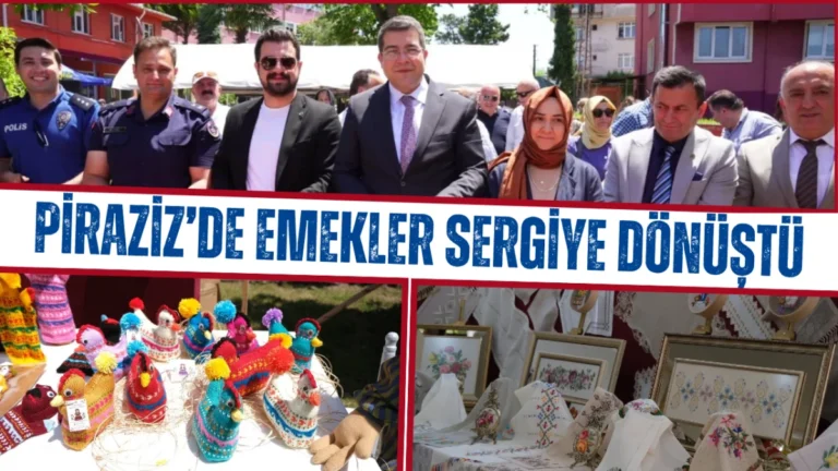 Piraziz’de Emekler Sergiye Dönüştü