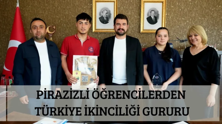 Pirazizli Öğrencilerden Türkiye ikinciliği gururu