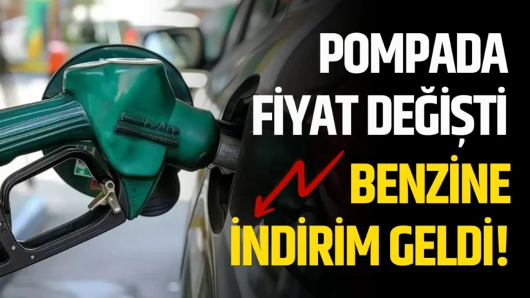 Pompada Fiyat Değişti: Benzine indirim geldi!