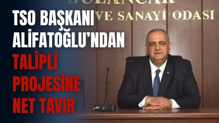 TSO Başkanı Ali Fatoğlu’ndan Talipli Projesine net tavır