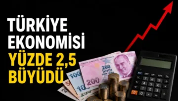 Türkiye Ekonomisi Yüzde 2,5 Büyüdü